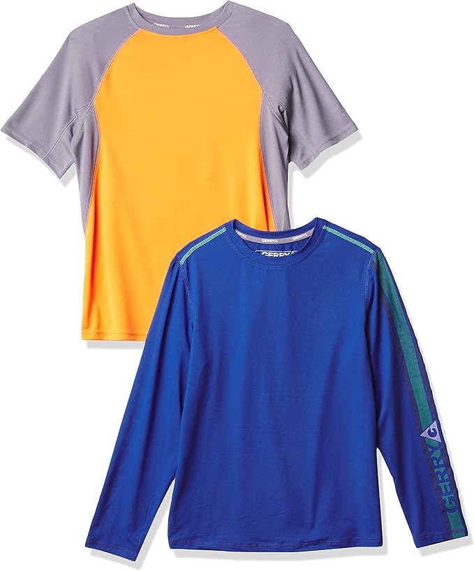 gerry 男孩*游泳衫 防紫外线 upf 50  2 件装 4-16