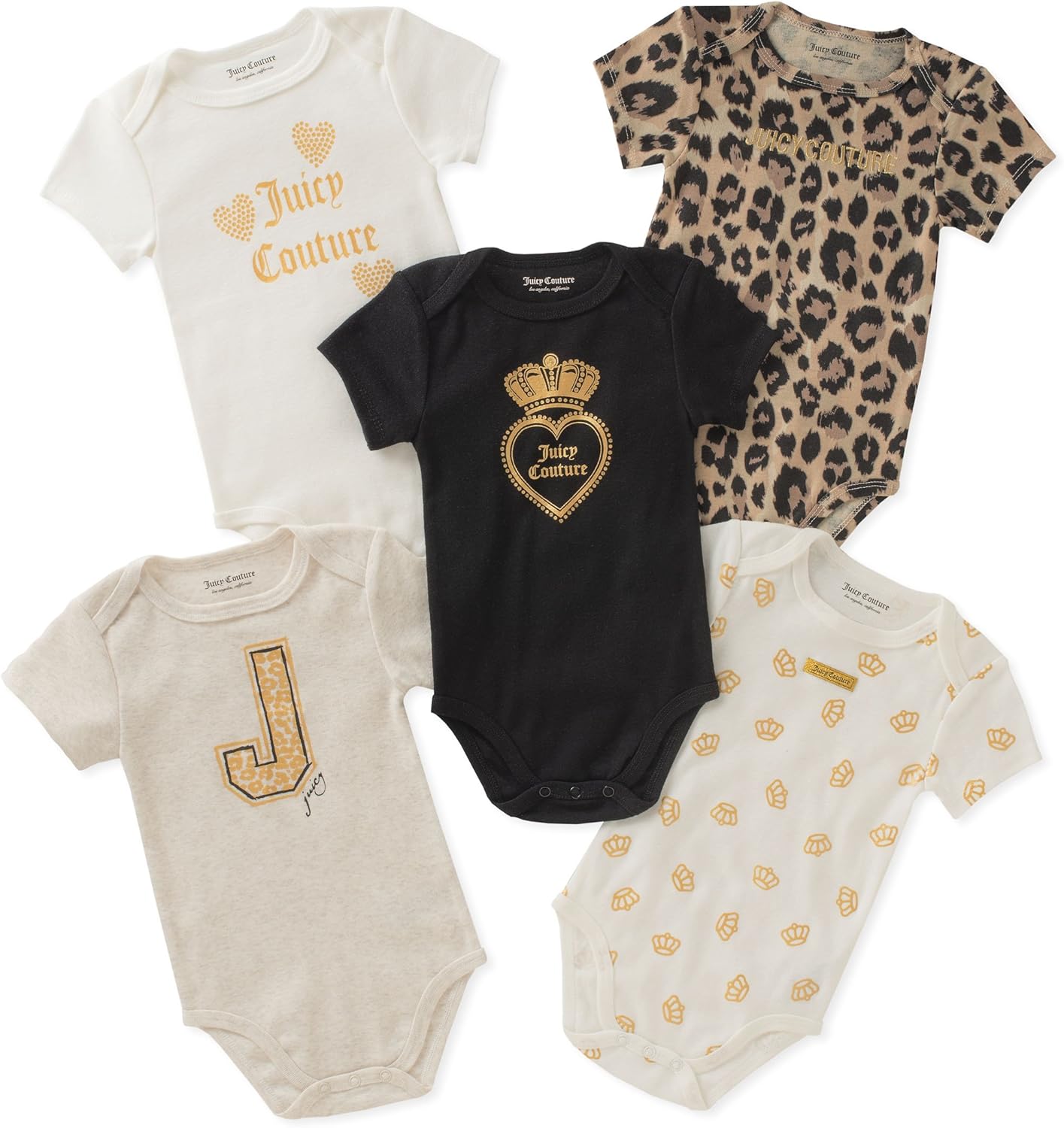 juicy couture 女婴连体衣 5 件套