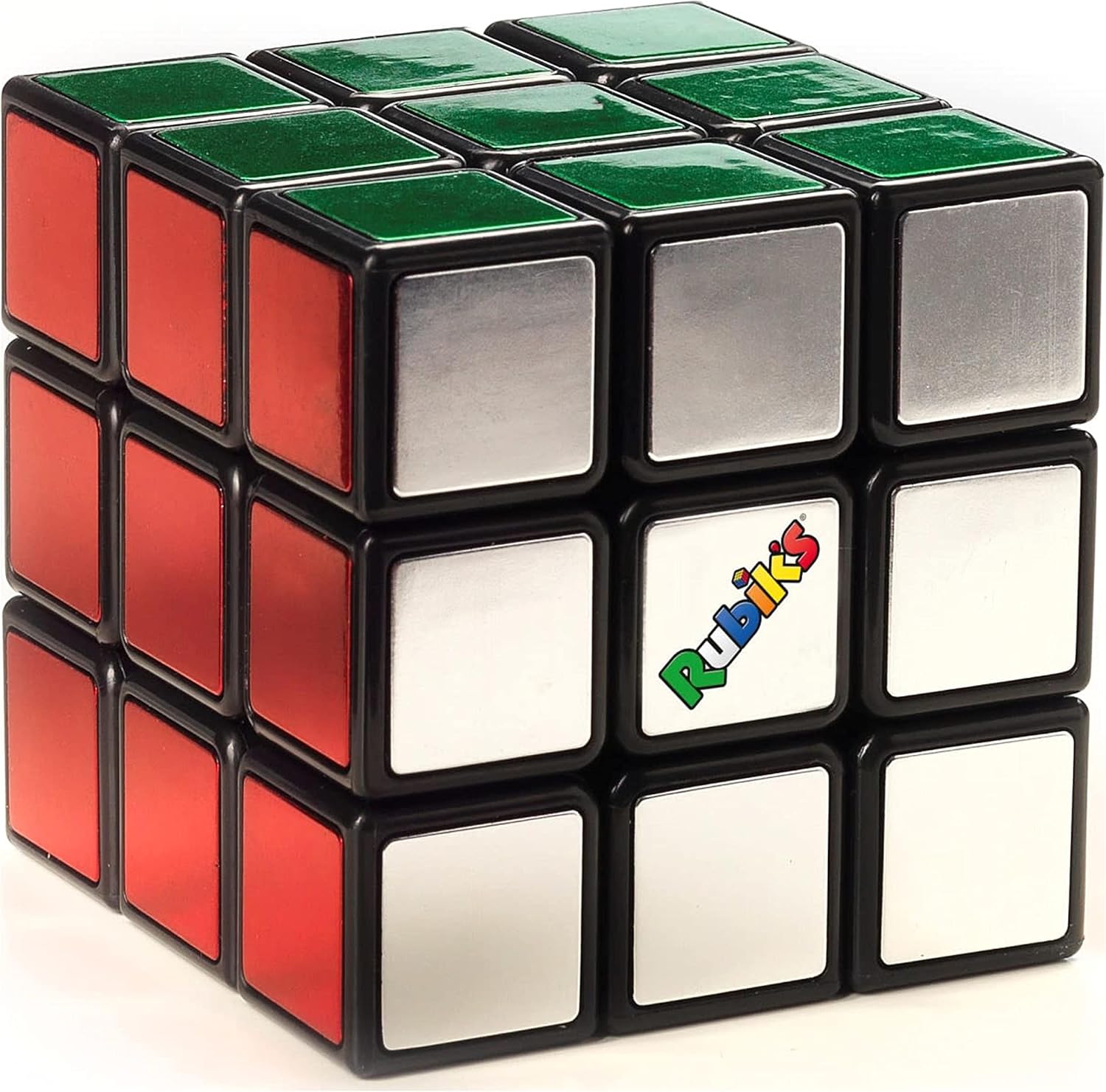Rubik's 魔方 金属 40 周年纪念魔方 | 3x3 立方体,带有扭曲,经典的解决问题的科教玩具 - 玩具和游戏 - 亚马逊中国