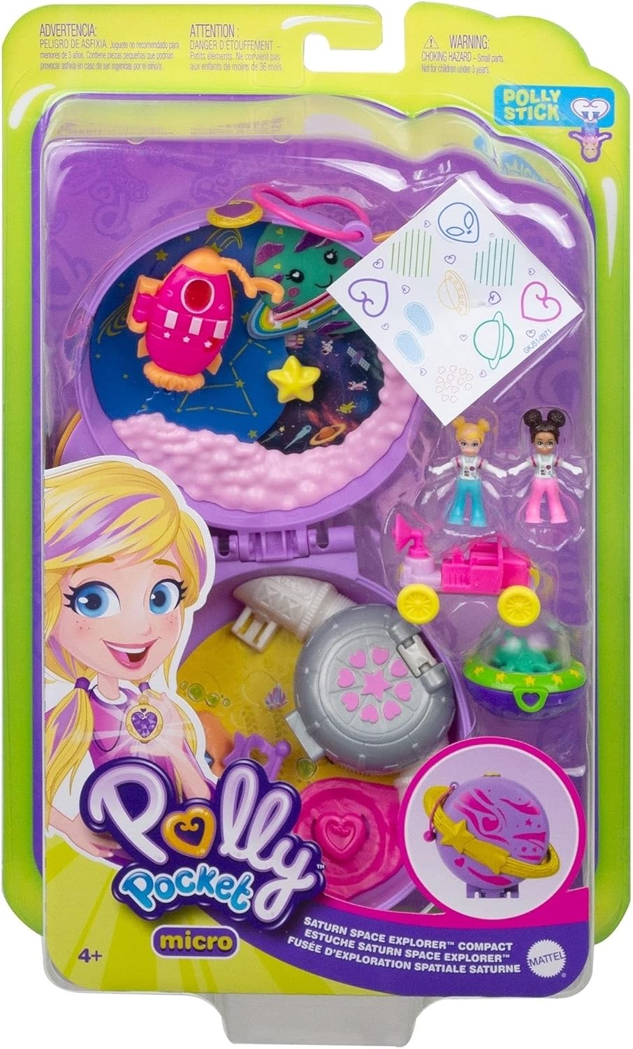 Polly Pocket：Saturn Space Explorer Compact - 玩具- 亚马逊中国