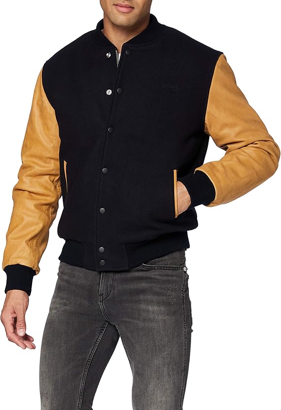 schott nyc 男士 lcusa 皮夹克