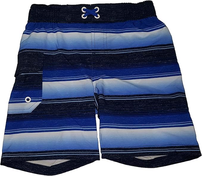 wonder nation 男孩蓝色条纹游泳短裤