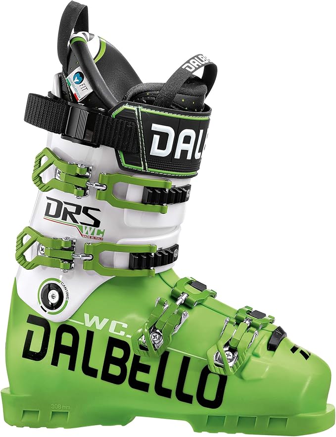dalbello 男式 drs world cup 93 ss 滑雪靴 青柠色/白色
