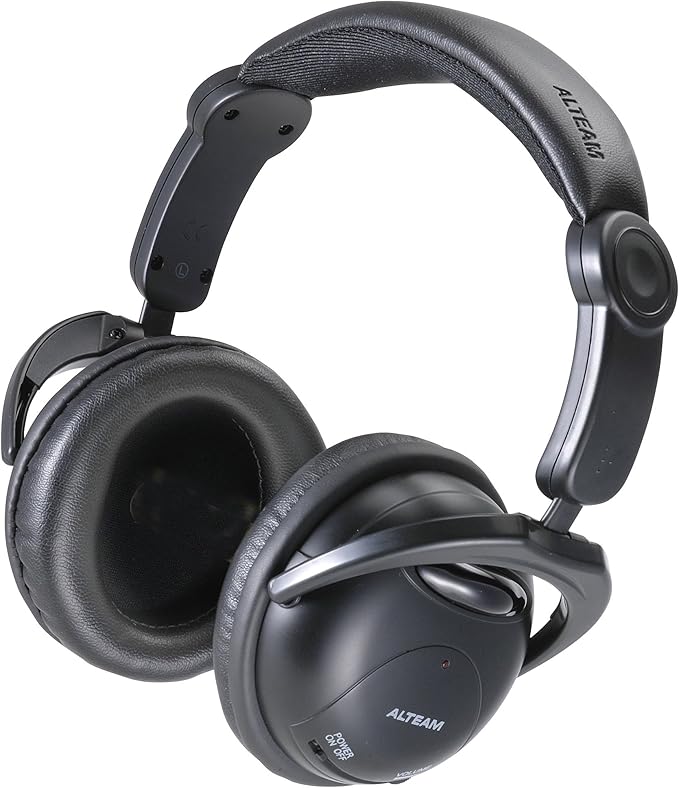 alteam 我听 anr-682w 无线 红外线发射接收 自动静音断电 耳机