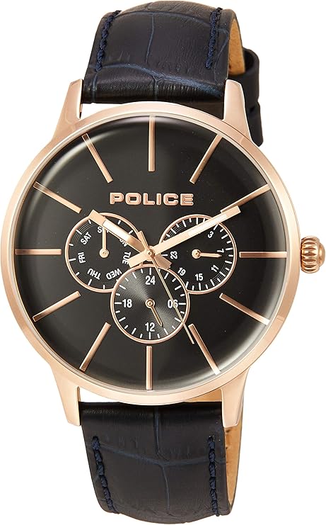 police 手表 pl.14999jsr/02a 男士 黑色