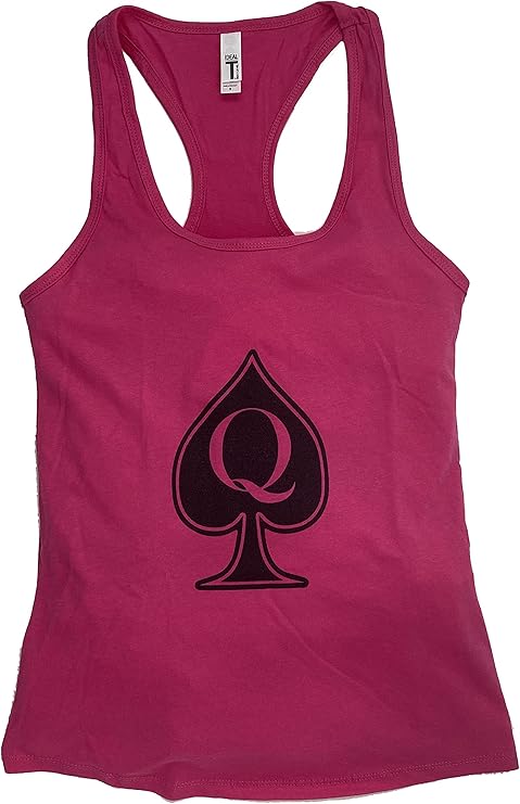 黑桃女王衬衫,带 qos 符号