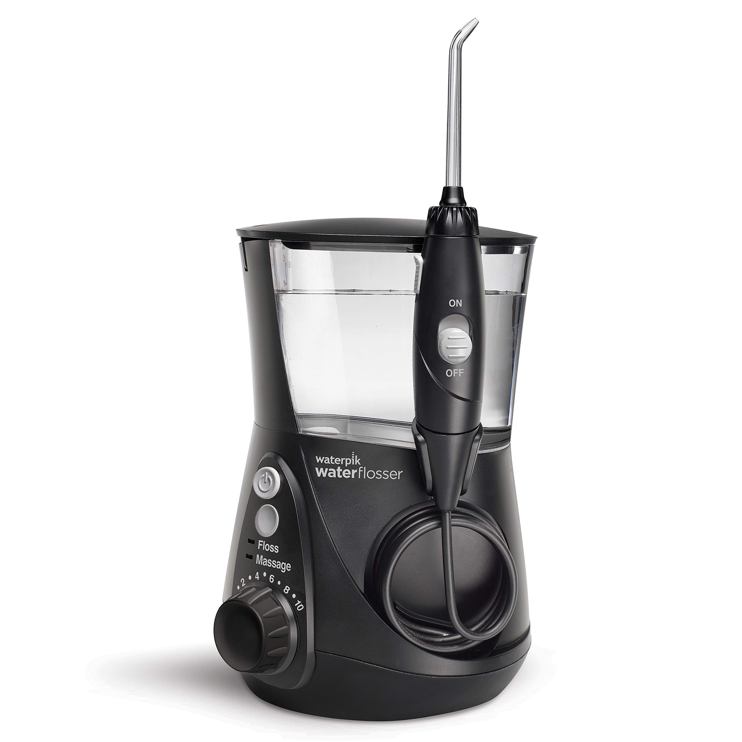 waterpik Aquarius Water floss countertop Professional electric oral irrigator, WP 662 black, transformer required