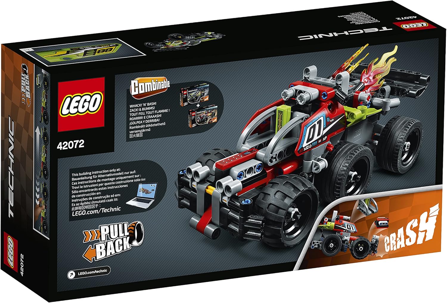 Lego 乐高拼插类玩具technic 机械组系列高速赛车 旋风冲击472 7 14岁 亚马逊中国 玩具