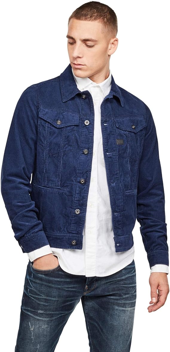 gstarraw男士dstaq修身牛仔夹克