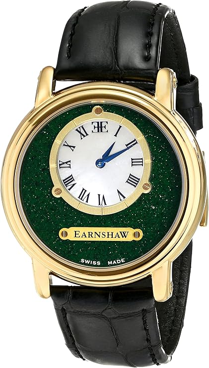 earnshaw men's es-0027-04 lapidary analog display swiss