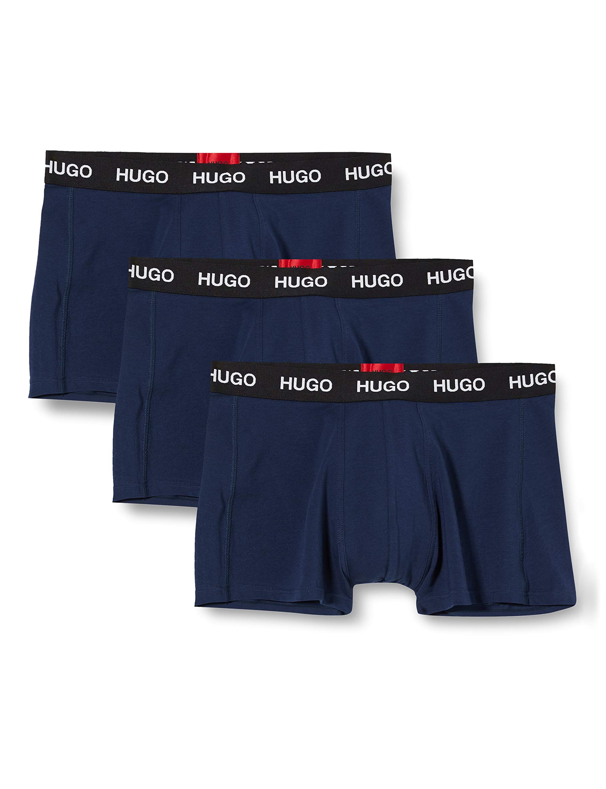 HUGO BOSS men's three-piece in stretchy cotton briefs with a logo on the belt