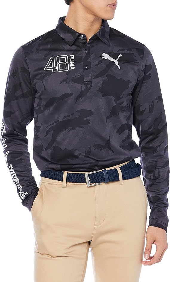 彪马 高尔夫衬衫 高尔夫 提花 ls polo衫 男士 【puma 彪马】 服饰