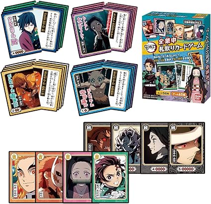 Bandai 鬼灭之刃全集中收银卡牌游戏 玩具 亚马逊中国