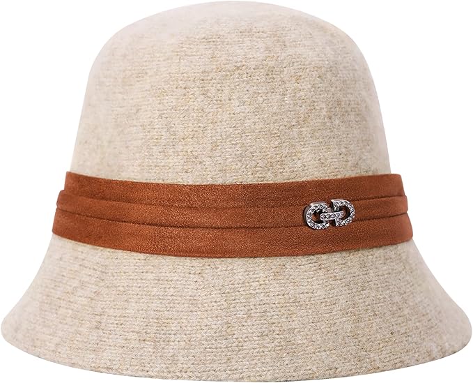 女式钟表帽 20 世纪 20 年代复古帽 夏季保龄球帽 太阳教堂帽 女式