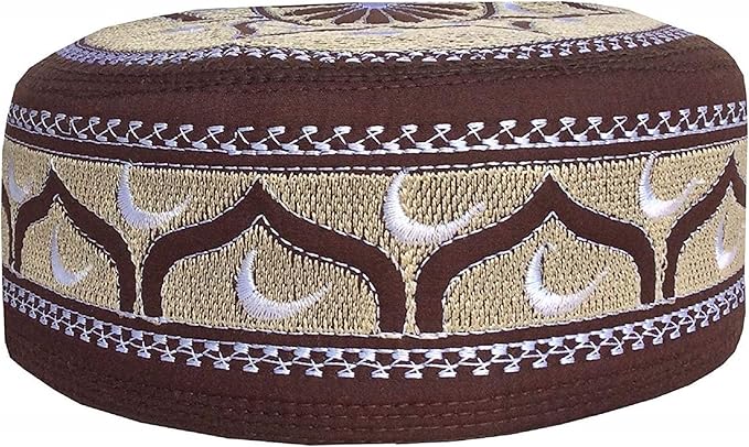 eid namaz kufi 男式 koofi 手工刺绣祈祷帽巴基斯坦topi
