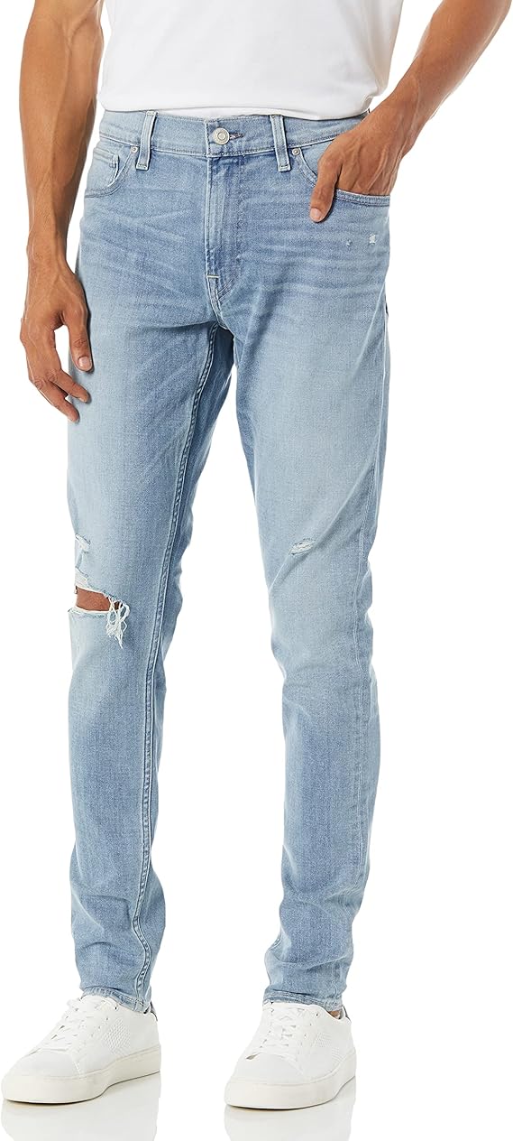 hudson 男式 zack 超紧身牛仔裤