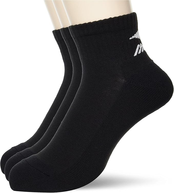 mizuno 美津浓 3双装 10厘米长 起绒袜 背部标志 * 681-284 男士 混装