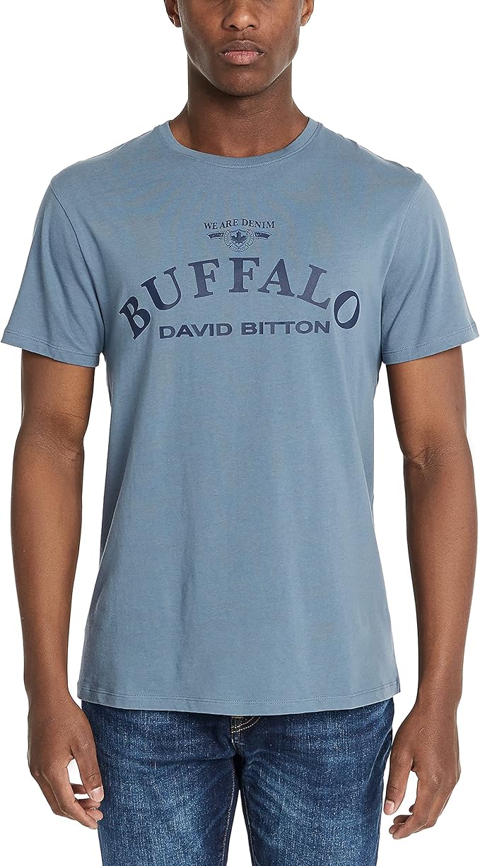 buffalo david bitton 男式短袖圆领长袖 t 恤