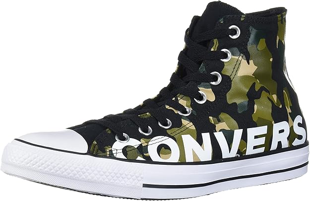 converse 匡威中性成人 chuck taylor 全明星迷彩印花高帮运动鞋