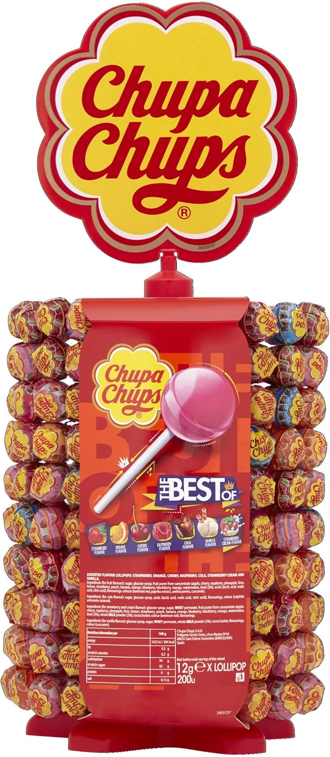 chupa chups 180个carousel  20棒棒糖