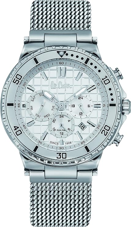 lee cooper 男士石英手表 不锈钢表带 lc06641,330