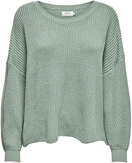 only 女士针织套头衫,宽松.