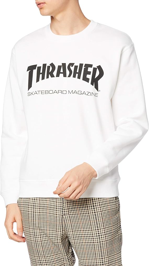 thrasher男士圆领卫衣品牌商标th8401maglogo训练服时尚