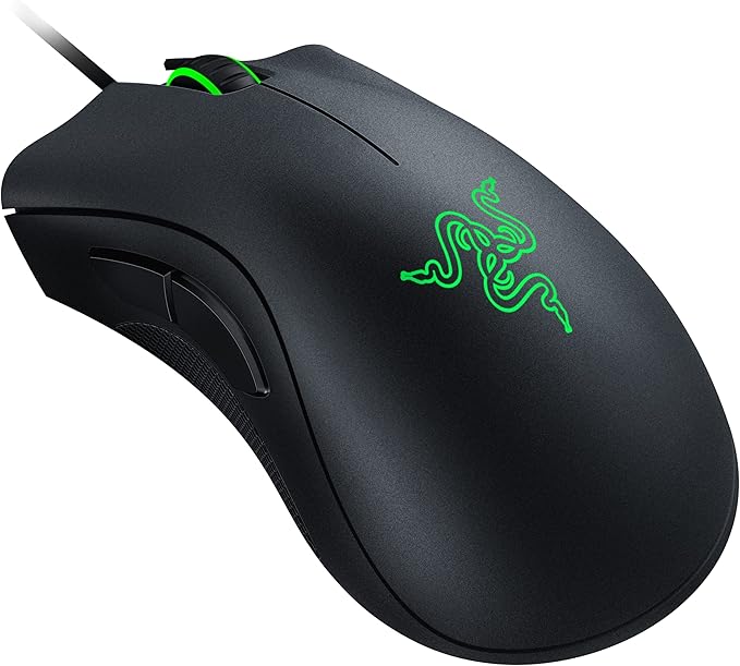 razer deathadder essential 游戏鼠标 有线 5键 6400 dpi 光学传感器