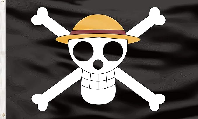 luffy 海贼王 jolly roger 海盗旗 带吸管帽 防紫外线 耐用 耐用带