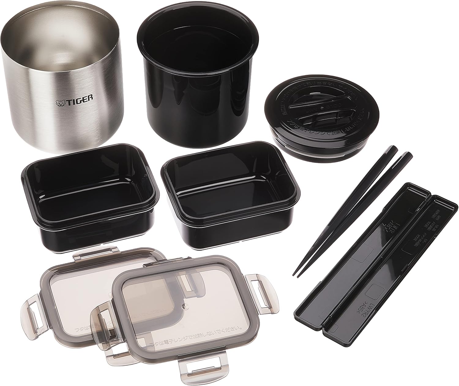 TIGER 虎牌 LWY-E461-K 不锈钢保温便当盒(带便当包 ) 151.36元 值值值-买手聚集的地方