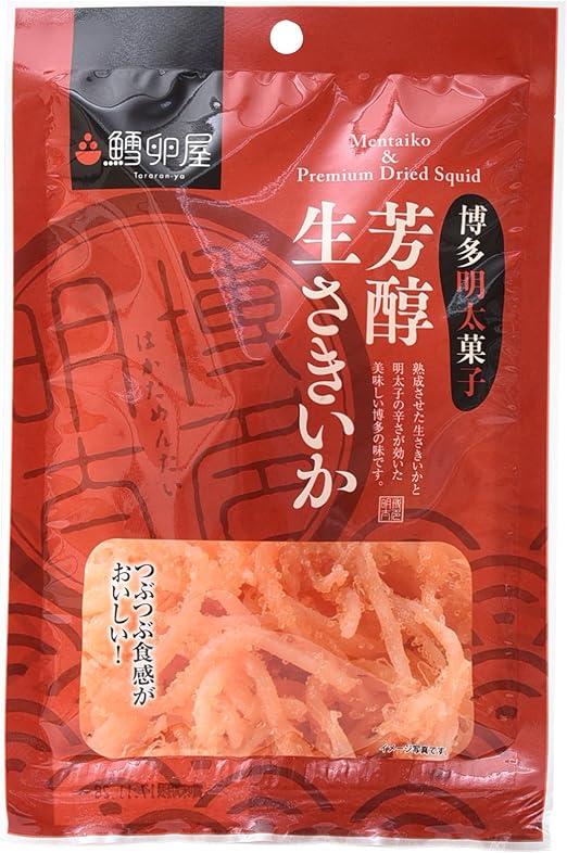 鱈卵屋博多明太子芳醇生さきいか30g 亚马逊中国 食品
