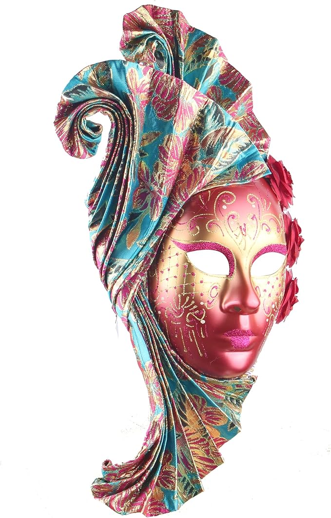 quligeta masquerade venetian 装饰面具壁挂美丽女士艺术收藏面具