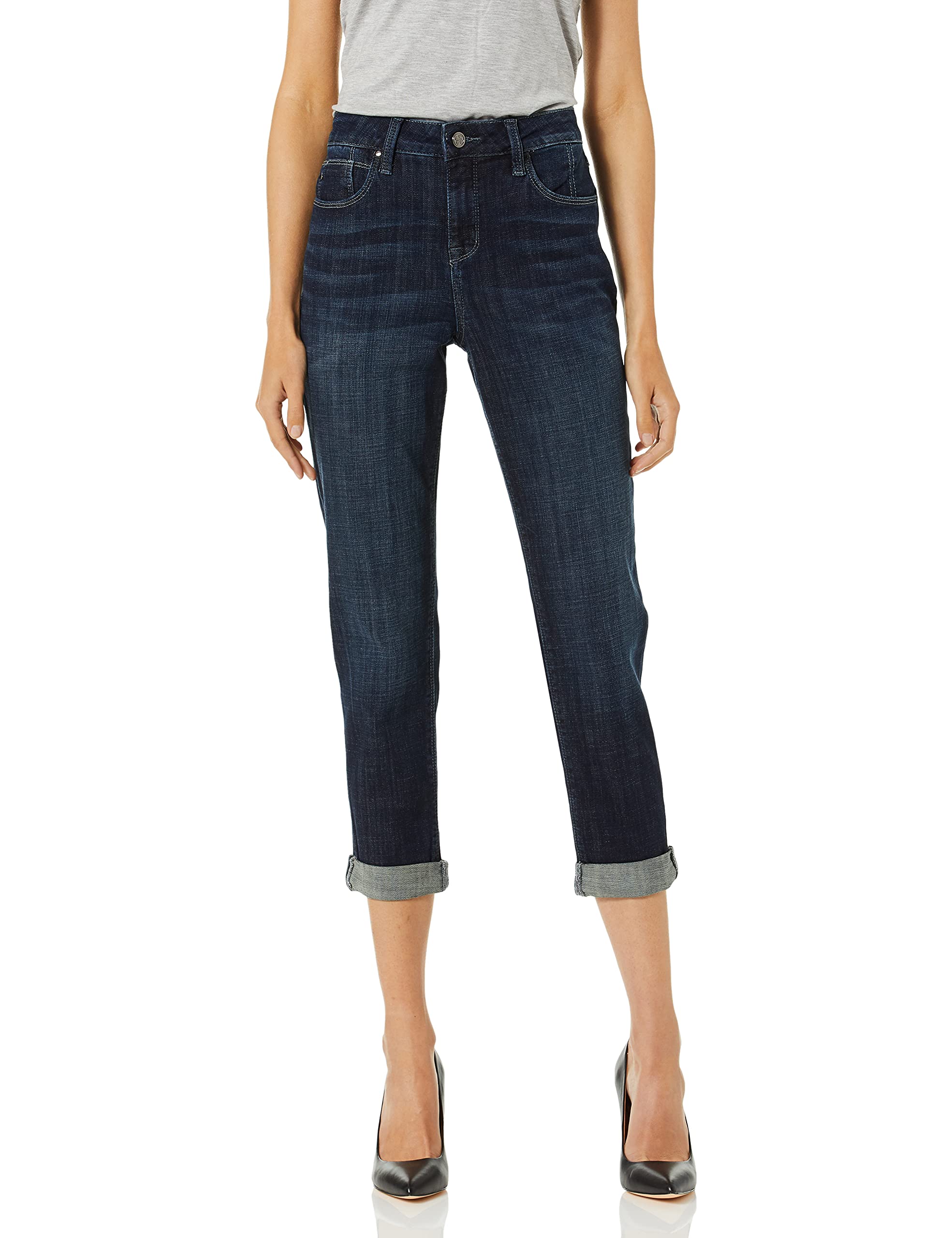 Ms. Laurie Felt classic denim nine-point pants