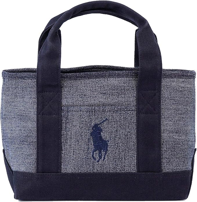 polo ralph lauren 拉夫劳伦 托特包 学校手提包 小 牛仔布 950275a