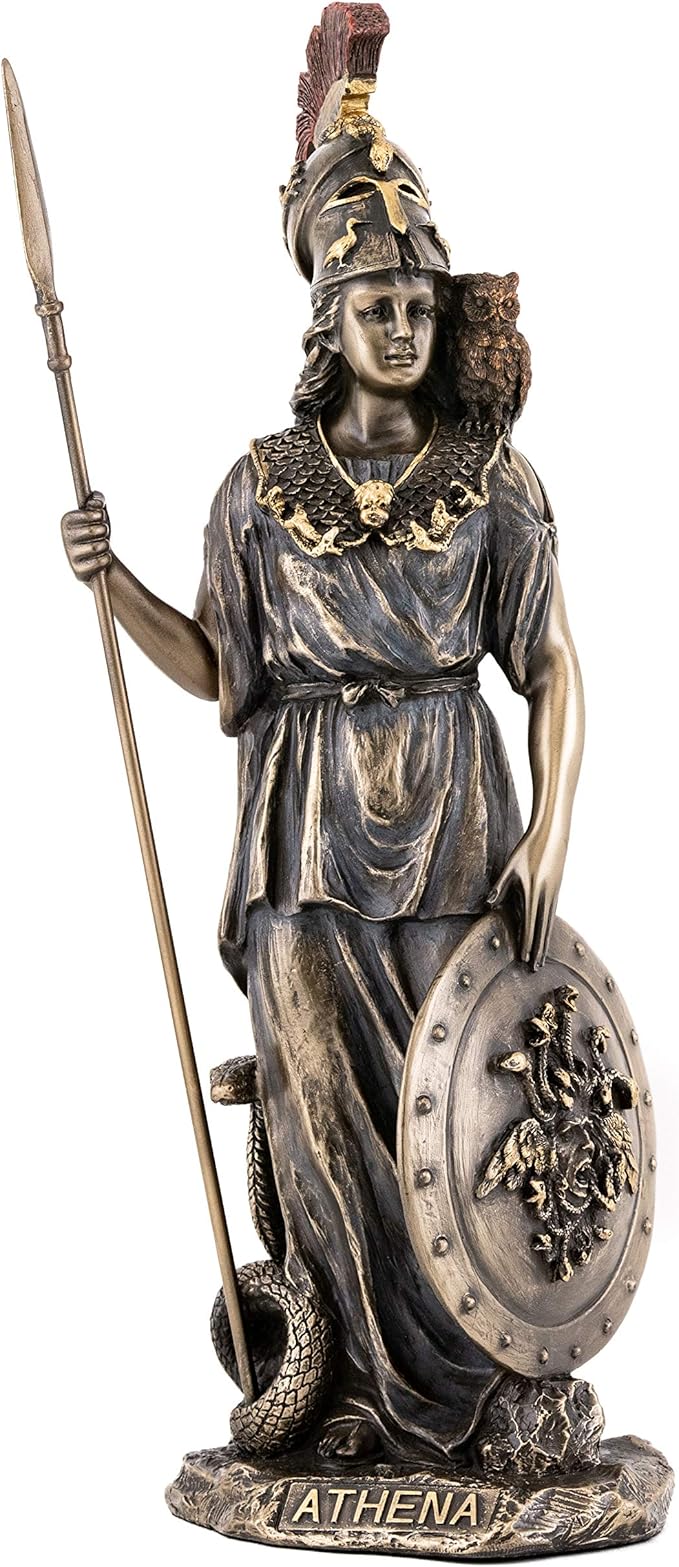 athena 雕像 - 威斯治,战争和艺术的女神 - 希腊神话 - 华丽! !