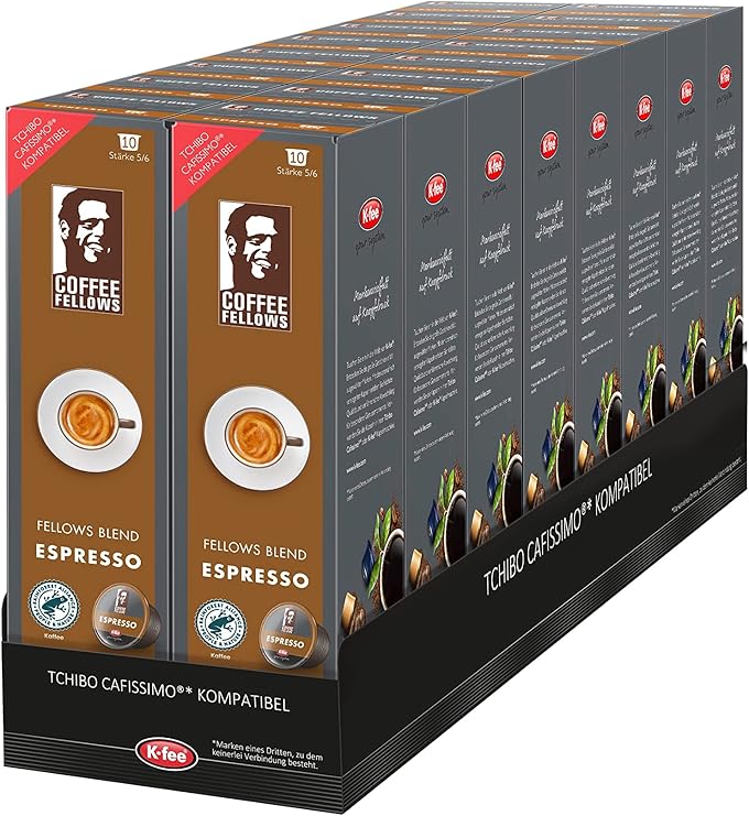 咖啡研究员混合浓缩咖啡胶囊,120 包,兼容 tchibo cafissimo(r)*,12