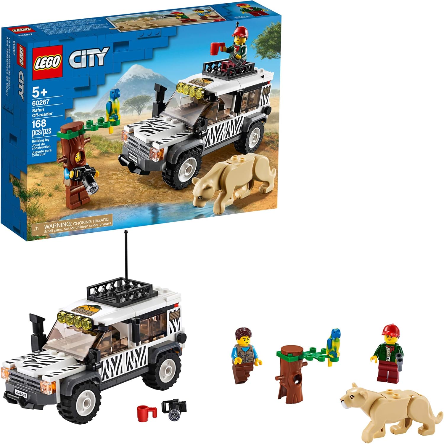 Lego 乐高city Safari 越野车 越野玩具 儿童酷炫玩具 168 件 亚马逊中国 个护健康