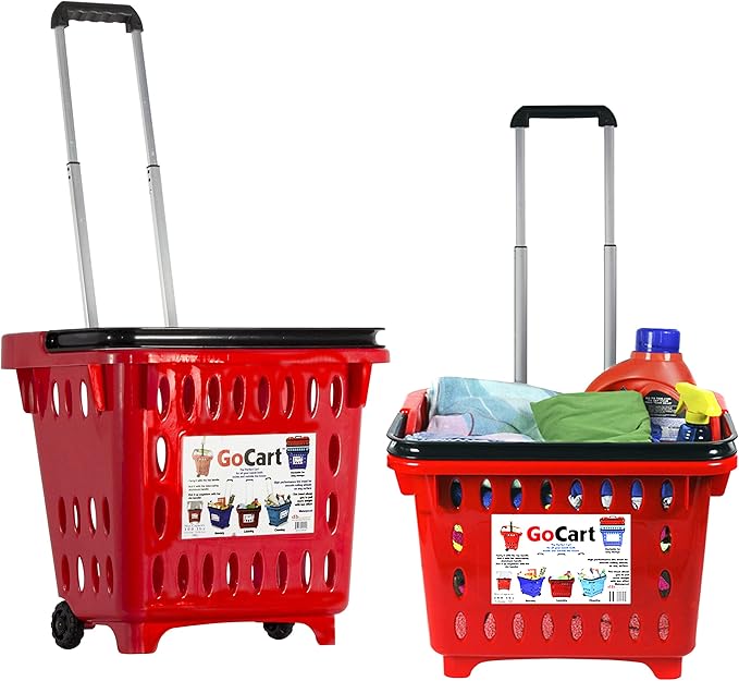 d*** products multi-purpose go cart, red