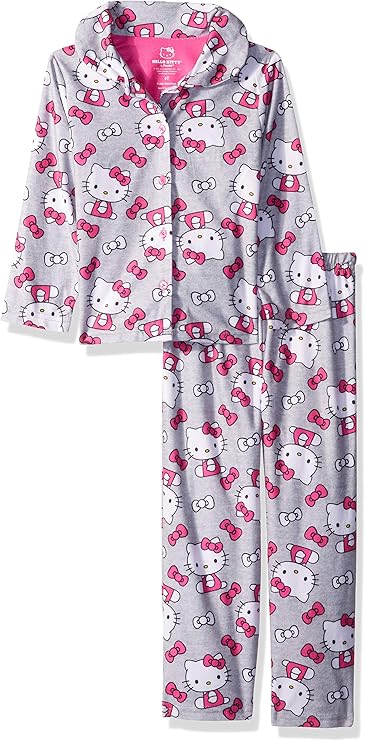 hello kitty 女童 2 件套睡衣套装
