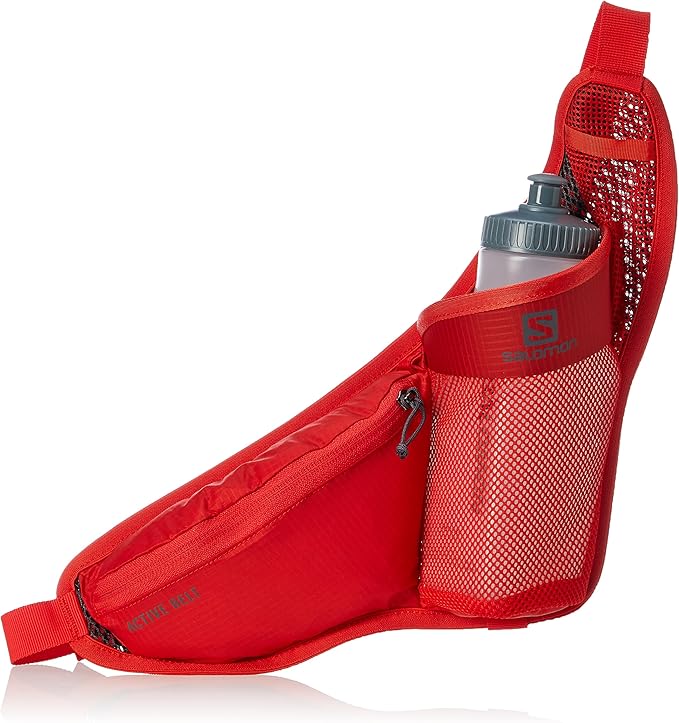 salomon 萨洛蒙 跑步包 腰包 active belt, fiery red/ebony, free
