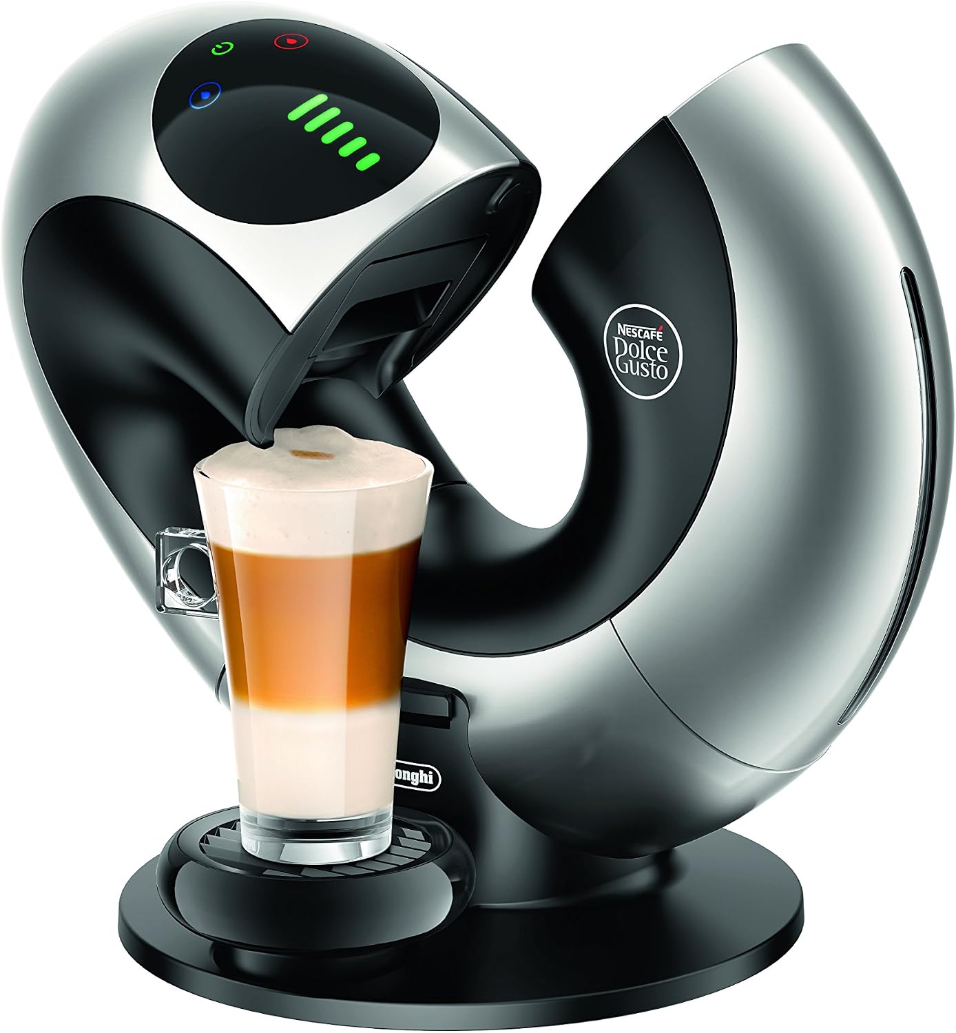 delonghi德龙nescafÉdolce gusto eclipse touch银色咖啡机