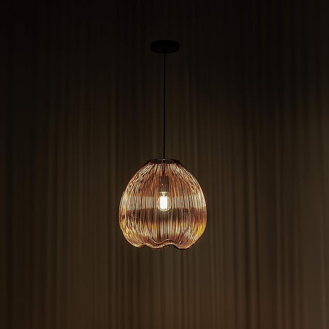 石头吊灯现代35x35x36/150厘米ottone lucido