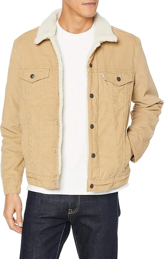 levi's 李维斯 type3 带绒牛仔夹克 男士