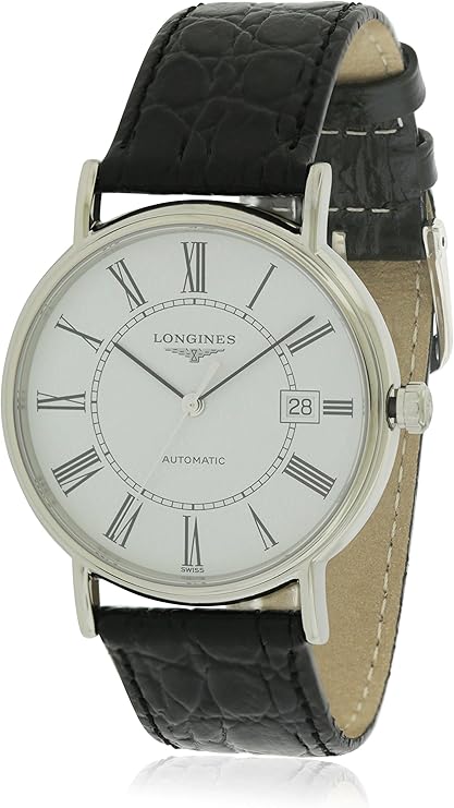 longines la grande classique 自动白色表盘不锈钢男式手表 l4.921.