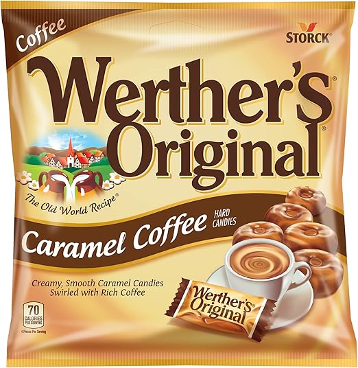 Werther S 经典焦糖咖啡味硬糖 亚马逊中国 食品