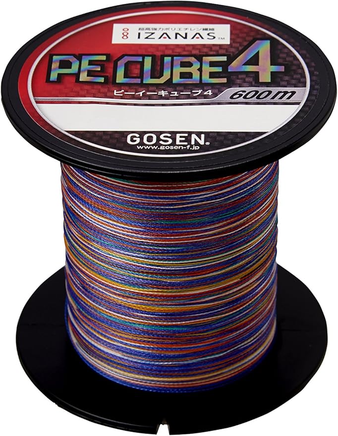gosen 鱼线 pe cube4 600米 1.5号 gb46015