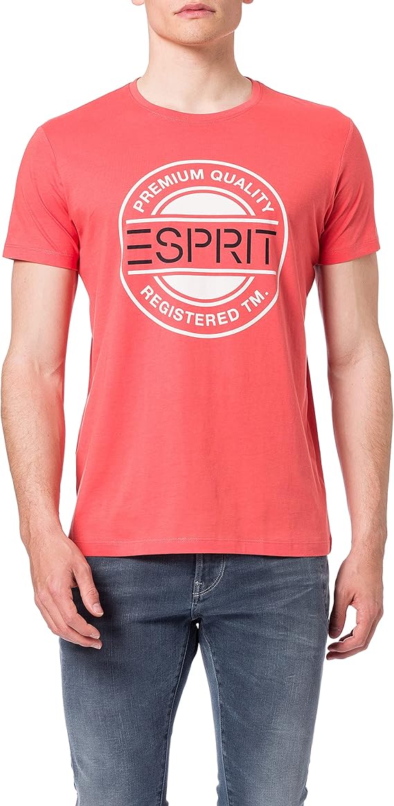 esprit 男士标志印花 t 恤