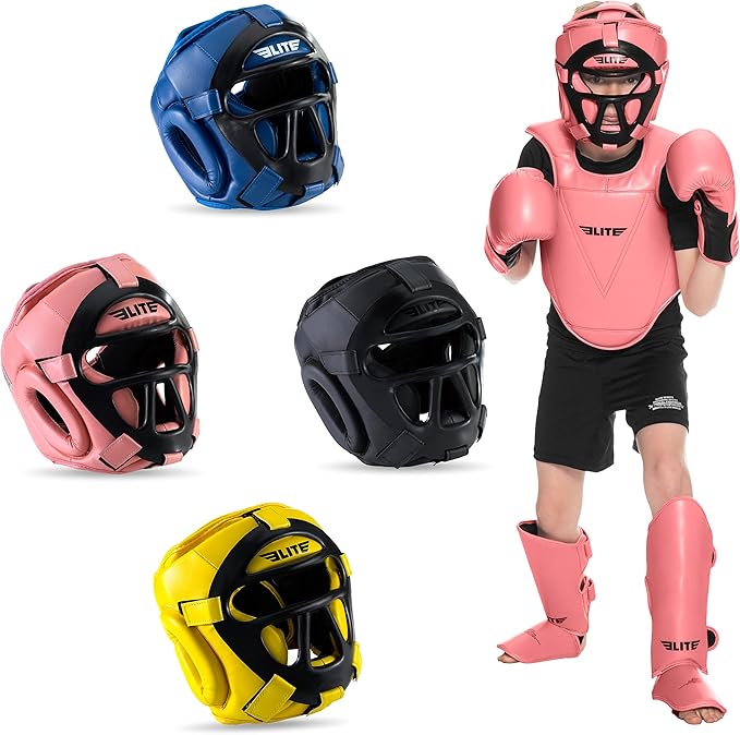 *佳天体男孩和女孩头部护套,综合格斗和跆拳道套装,泰拳拳击*头部护具