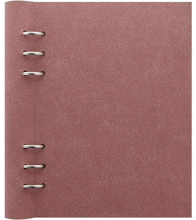 filofax 系统手册 活页记事本 a5 土红色