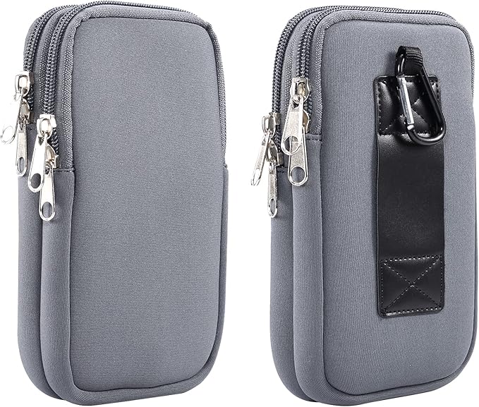 双手机套皮带环皮套保护套袋套适用于 2 部手机 lg stylo 5 天鹅绒 k